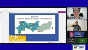 A imagem apresenta o mapa de Pernambuco indicando onde estão localizados os campi do IFSertãoPE